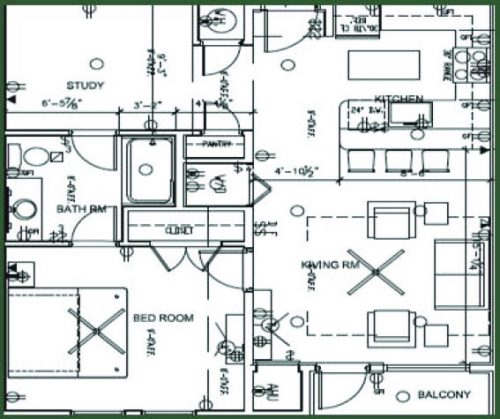 1B1S1BFloorPlan